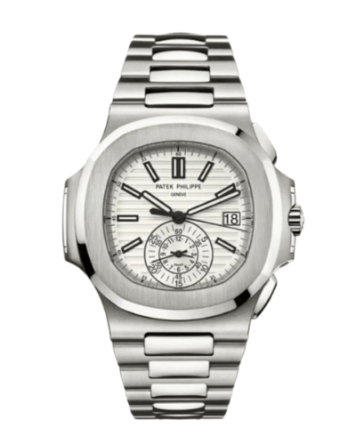 Super Clone Patek Philippe Nautilus Chronograph 5980/1A-019 40.5mm White Dial